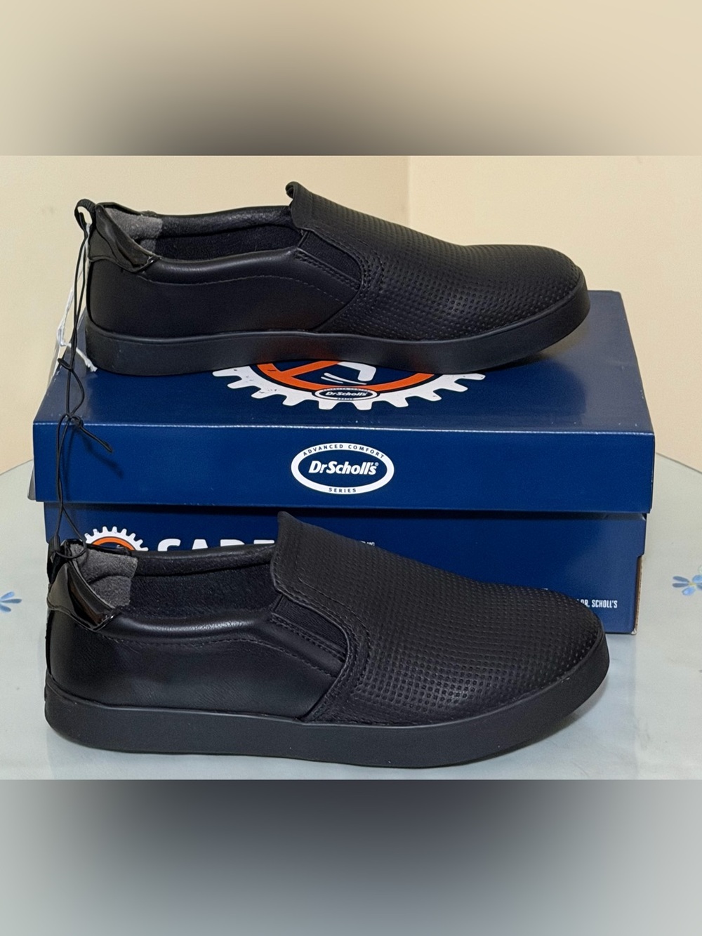 🌸 NEW Dr. Scholl's Careers Women’s Black Slip-On Slip Resistant Shoes Size 7